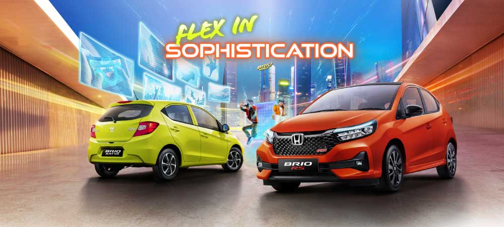 Banner Promo Honda Brio Makassar Terbaru